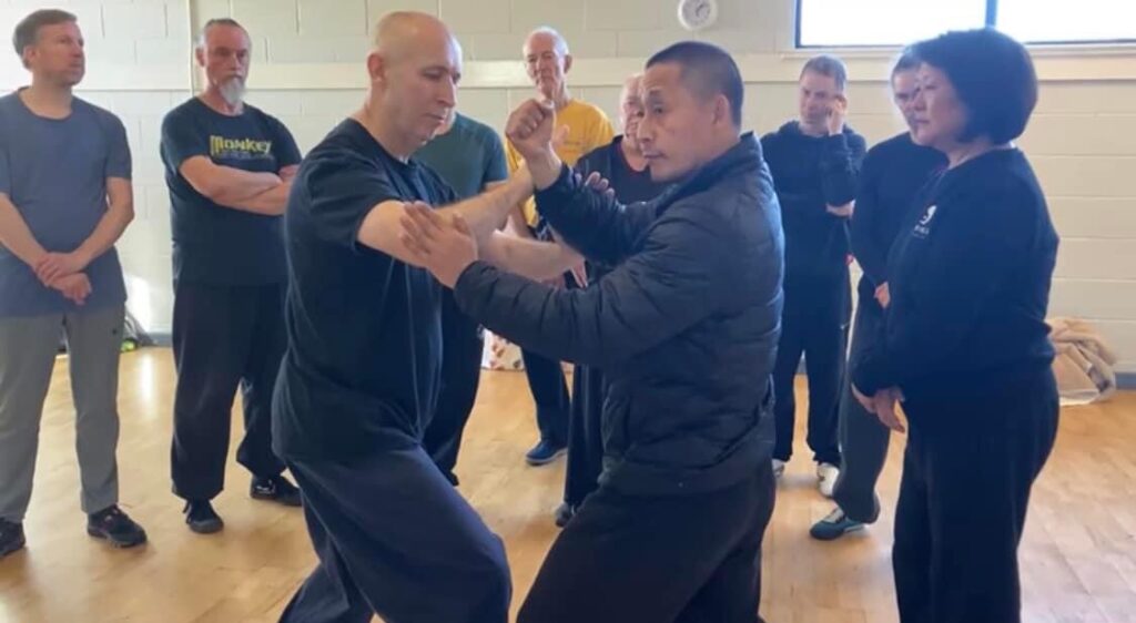 Tui Shou with Seminar Master Chen Ziqiang, March 2023