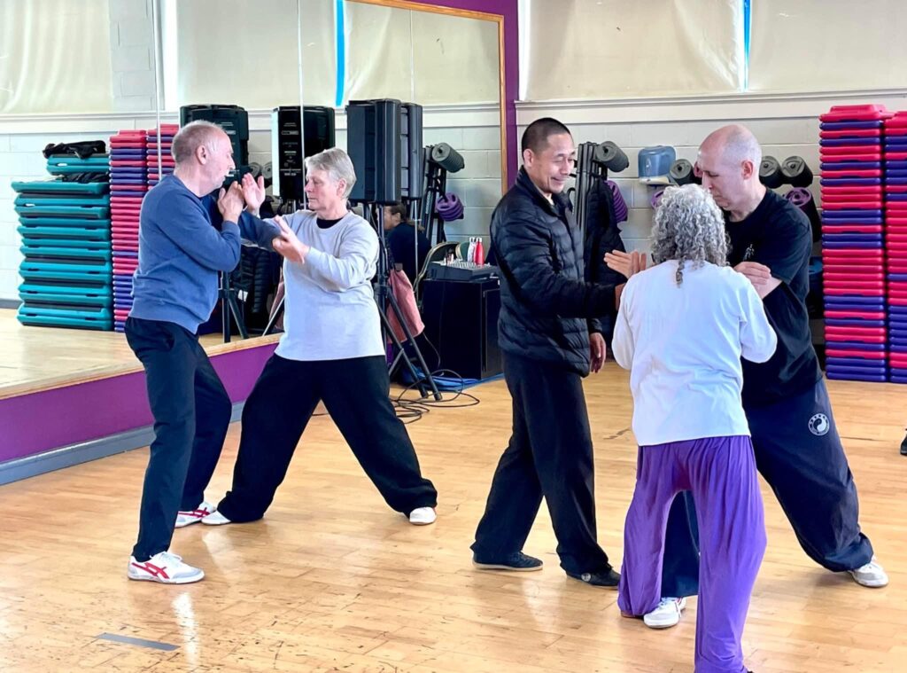 Tui Shou with Seminar Master Chen Ziqiang, March 2023