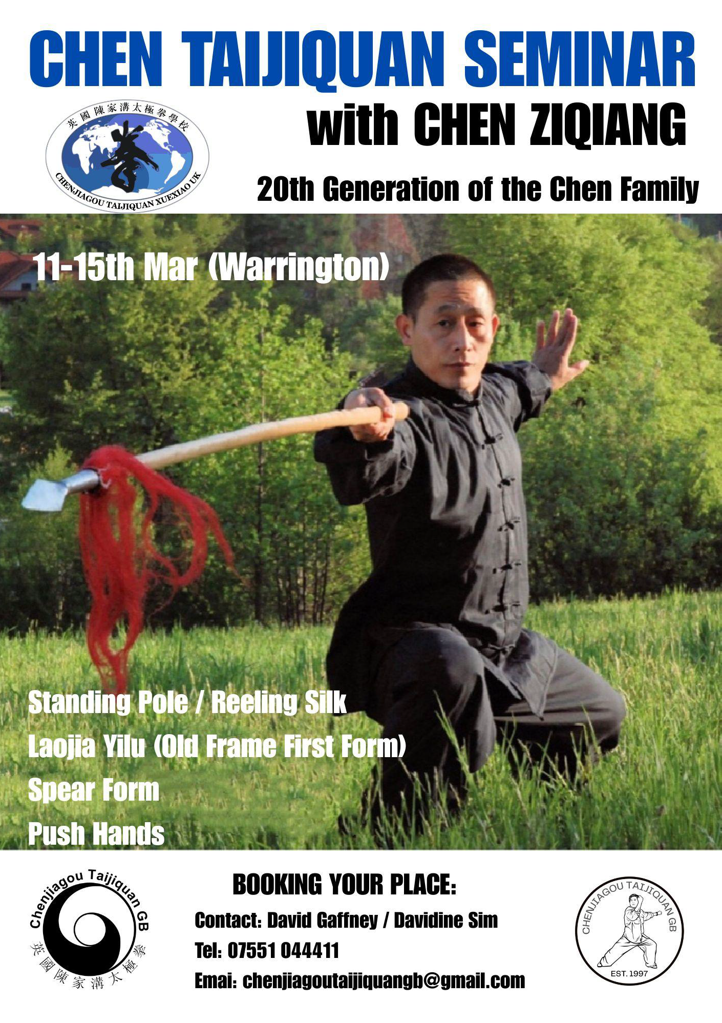 Chen Ziqiang Warrington Seminars 2026